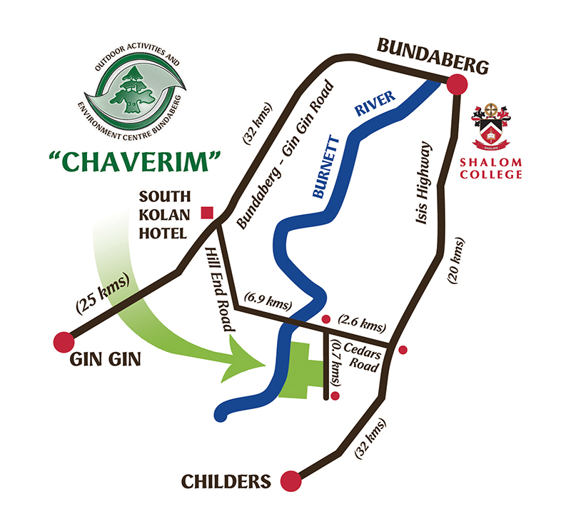 Chaverim Map Directions