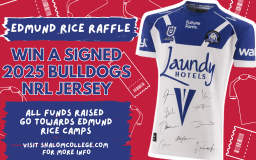 WIN A SIGNED 2025 BULLDOGS NRL JERSEY - EDMUND RICE RAFFLE 